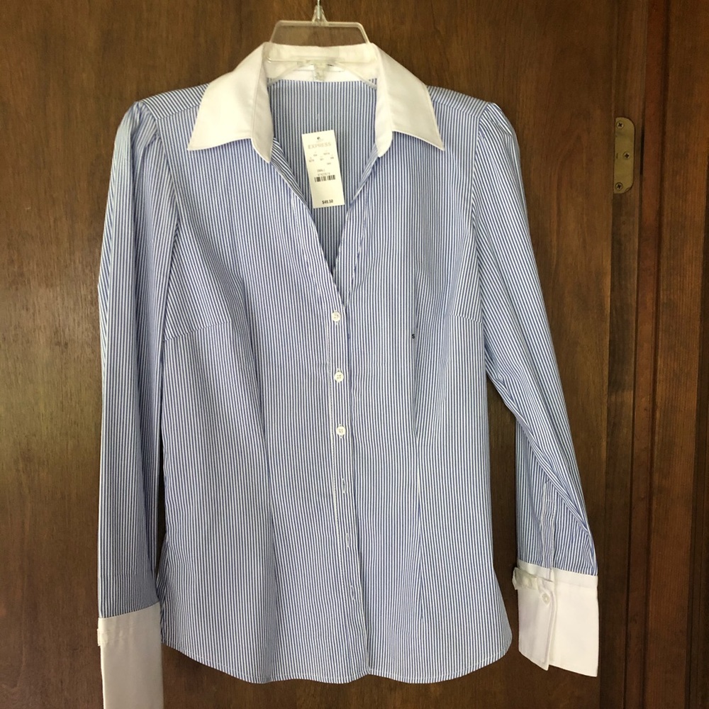 Express Design Studio striped shirt